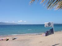 the beach