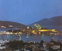 Bodrum castle by night